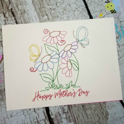 Mothers day card 2 butterfly